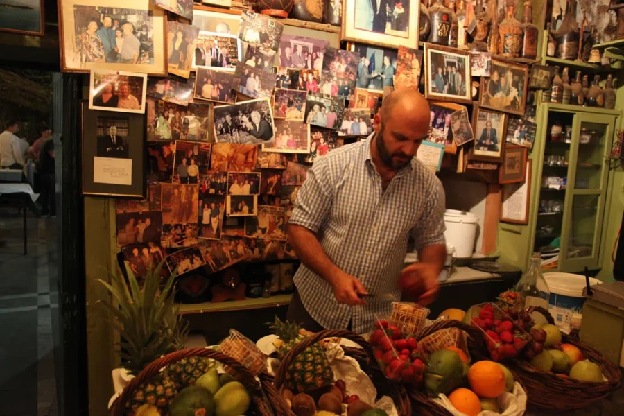 greek taverna evening corfu 1