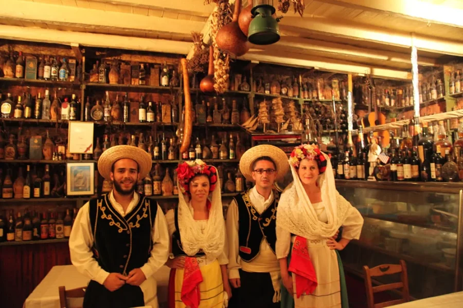 greek taverna evening corfu 3